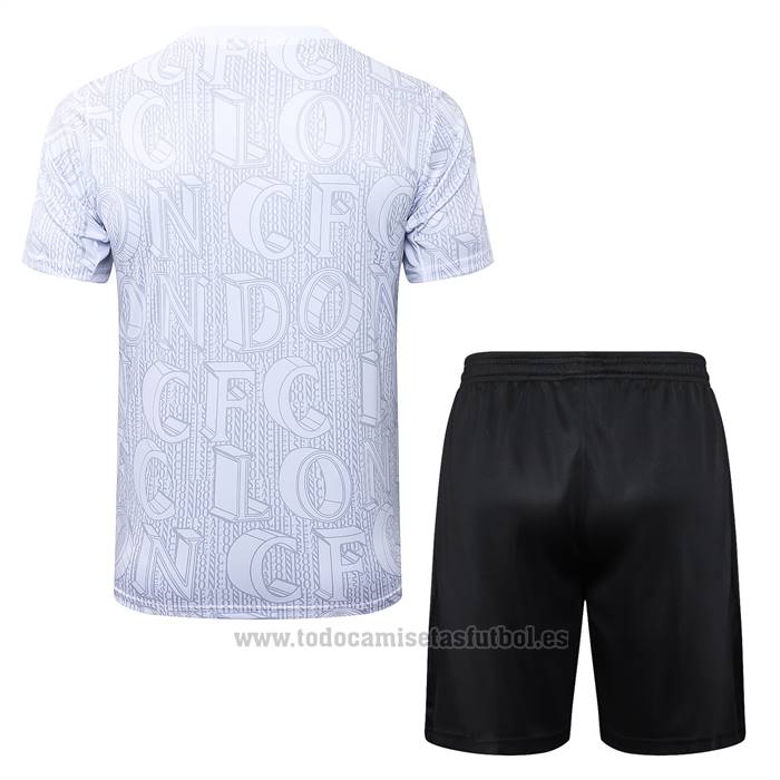 Chandal del Chelsea Manga Corta 2025-2026 Blanco - Pantalon Corto